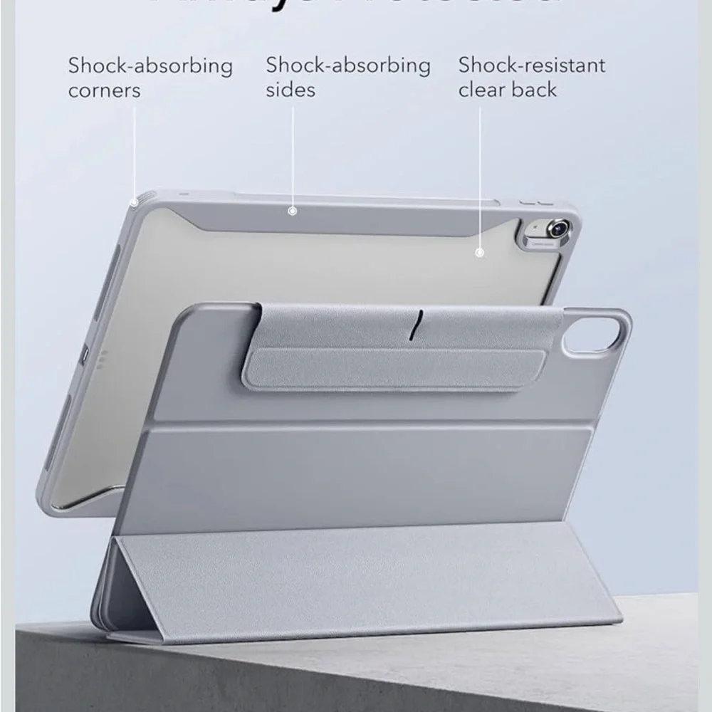 ESR for iPad Air 13 Inch Case (2025/2024) M3/M2 with Pencil Holder Grey